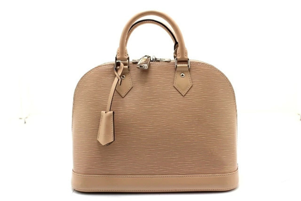 LOUIS VUITTON Alma Handbag Epi Leather Dune Brown